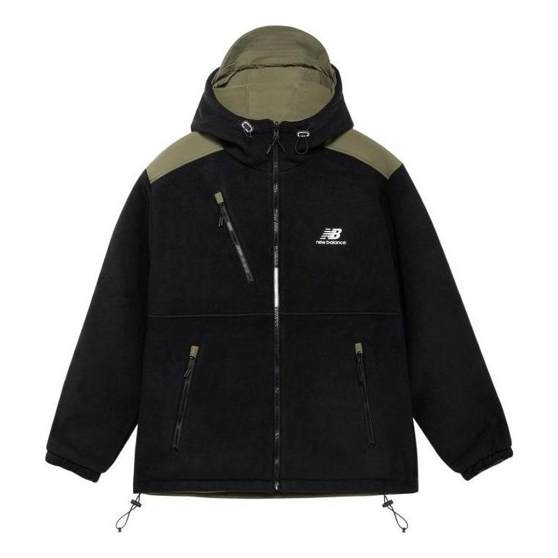 New Balance Logo Reversible Jacket 'Black' AMJ23317-BK - 1