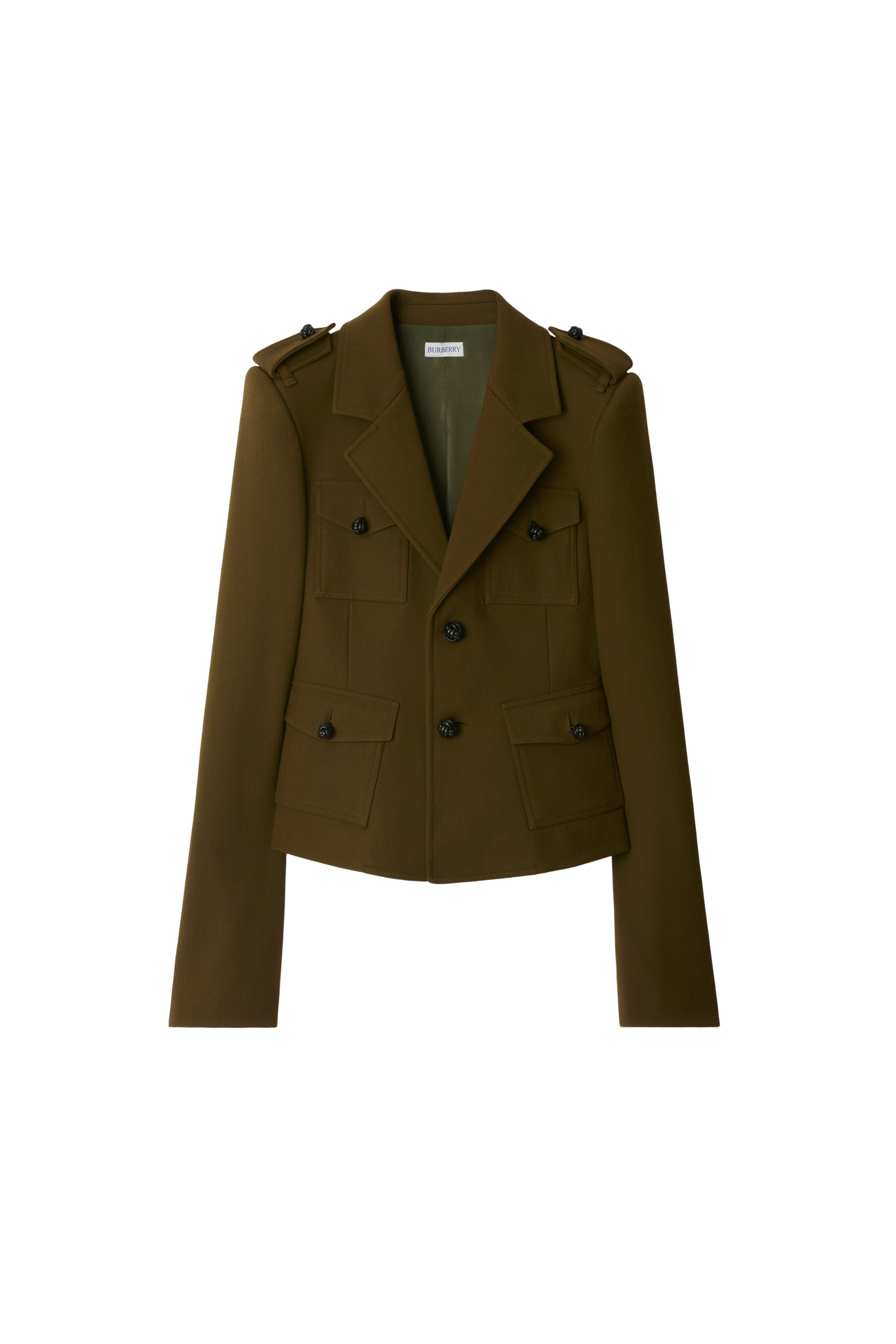 burberry Nylon Wool Blend Tailored Jacket in Furrow at Nordstrom - 2