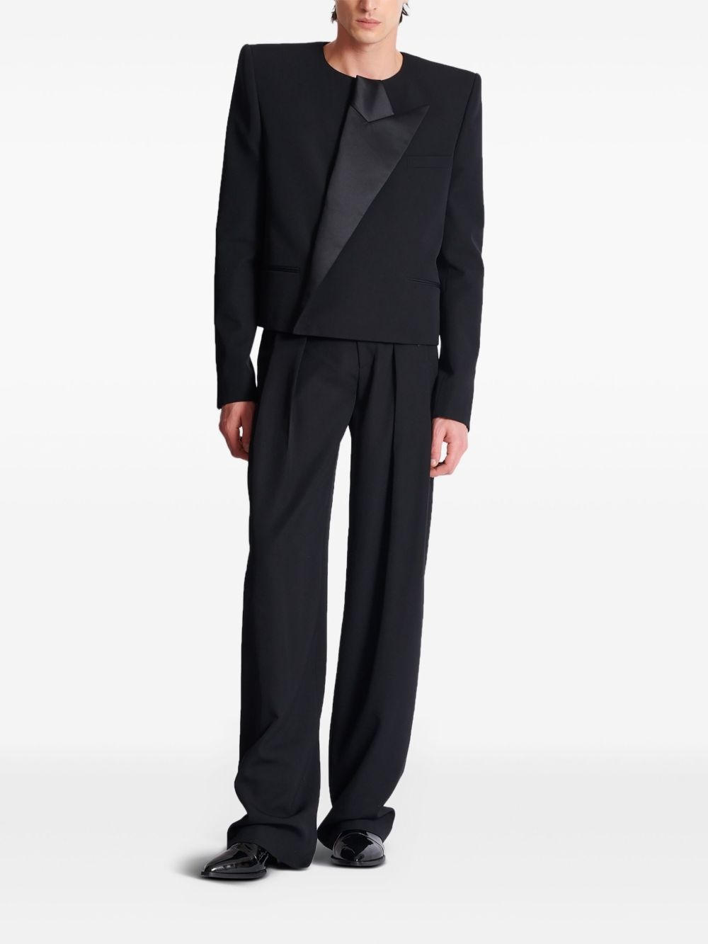 Asymmetric Spencer jacket - 2