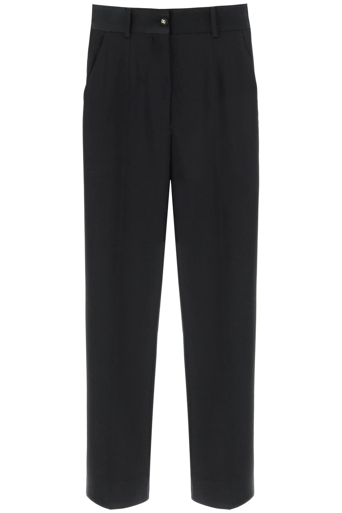 TUXEDO WOOL TROUSERS - 1