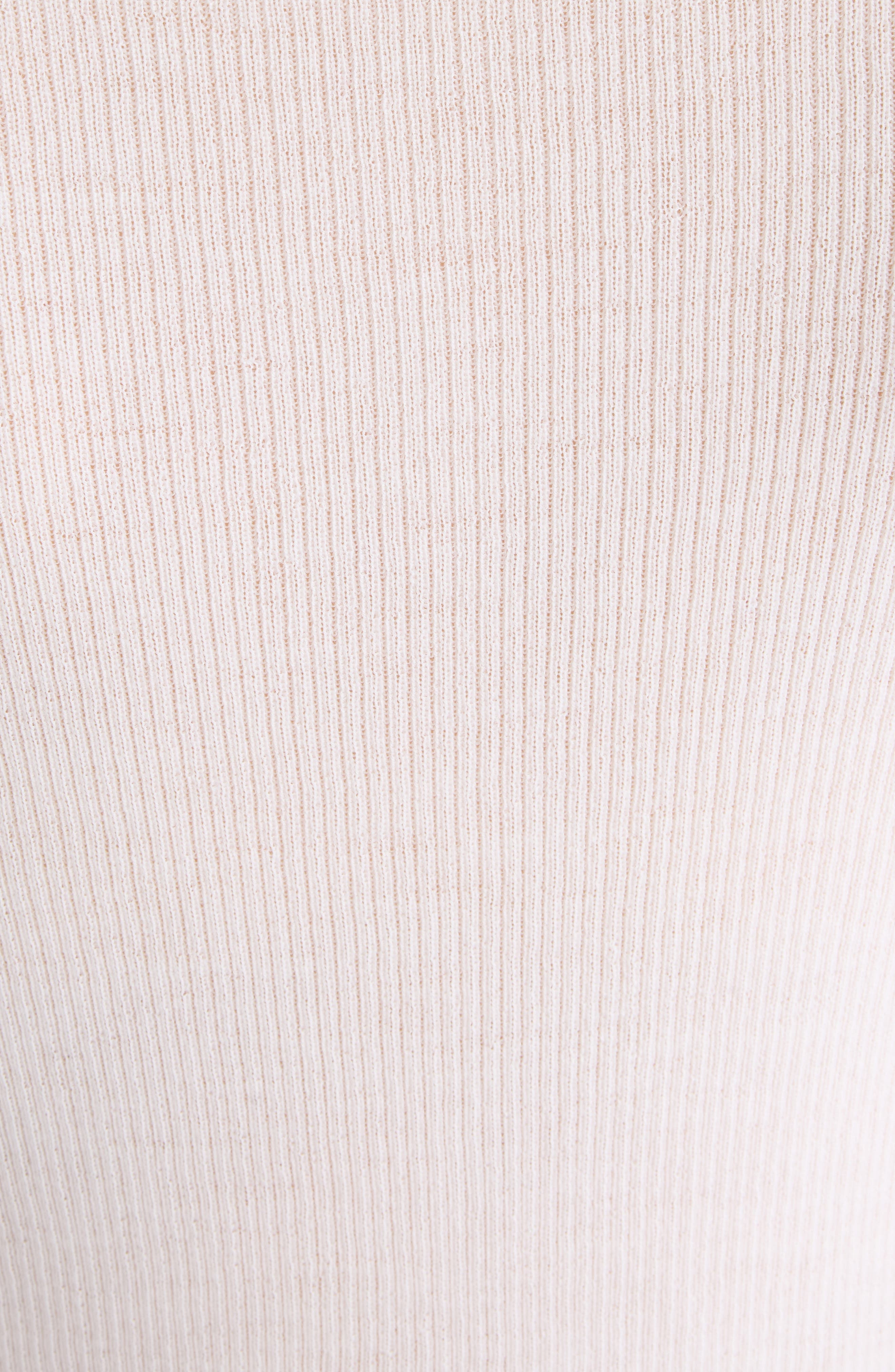 Chloé Superfine Wool Rib Polo in Iconic Milk at Nordstrom - 7