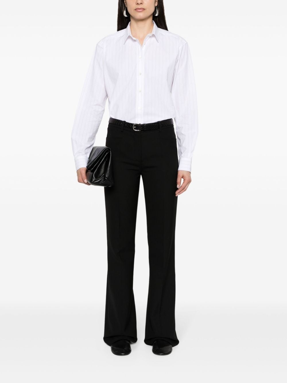 pinstripe cotton shirt - 2