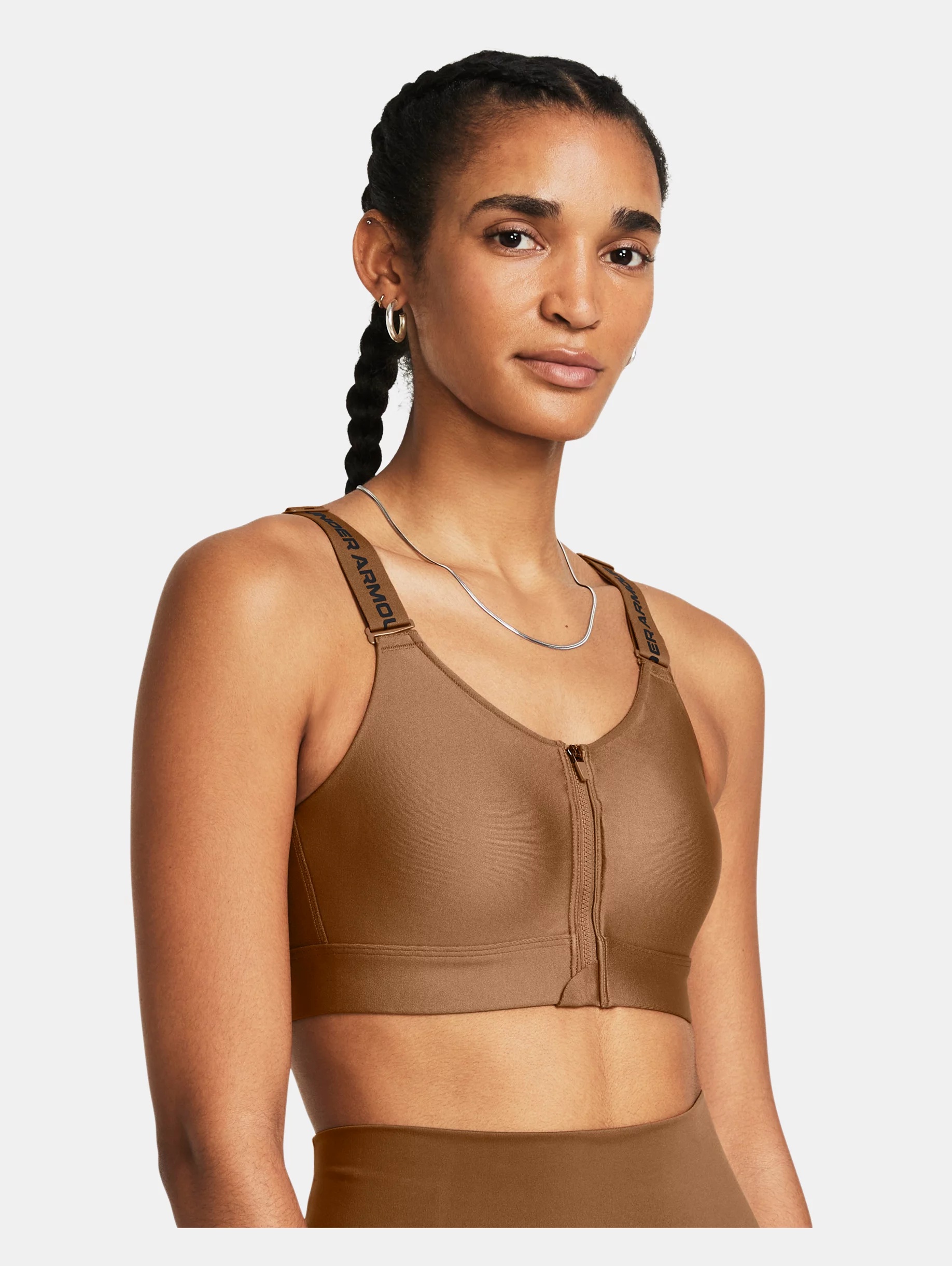 Women's UA Infinity 2.0 High Zip Sports Bra - 2