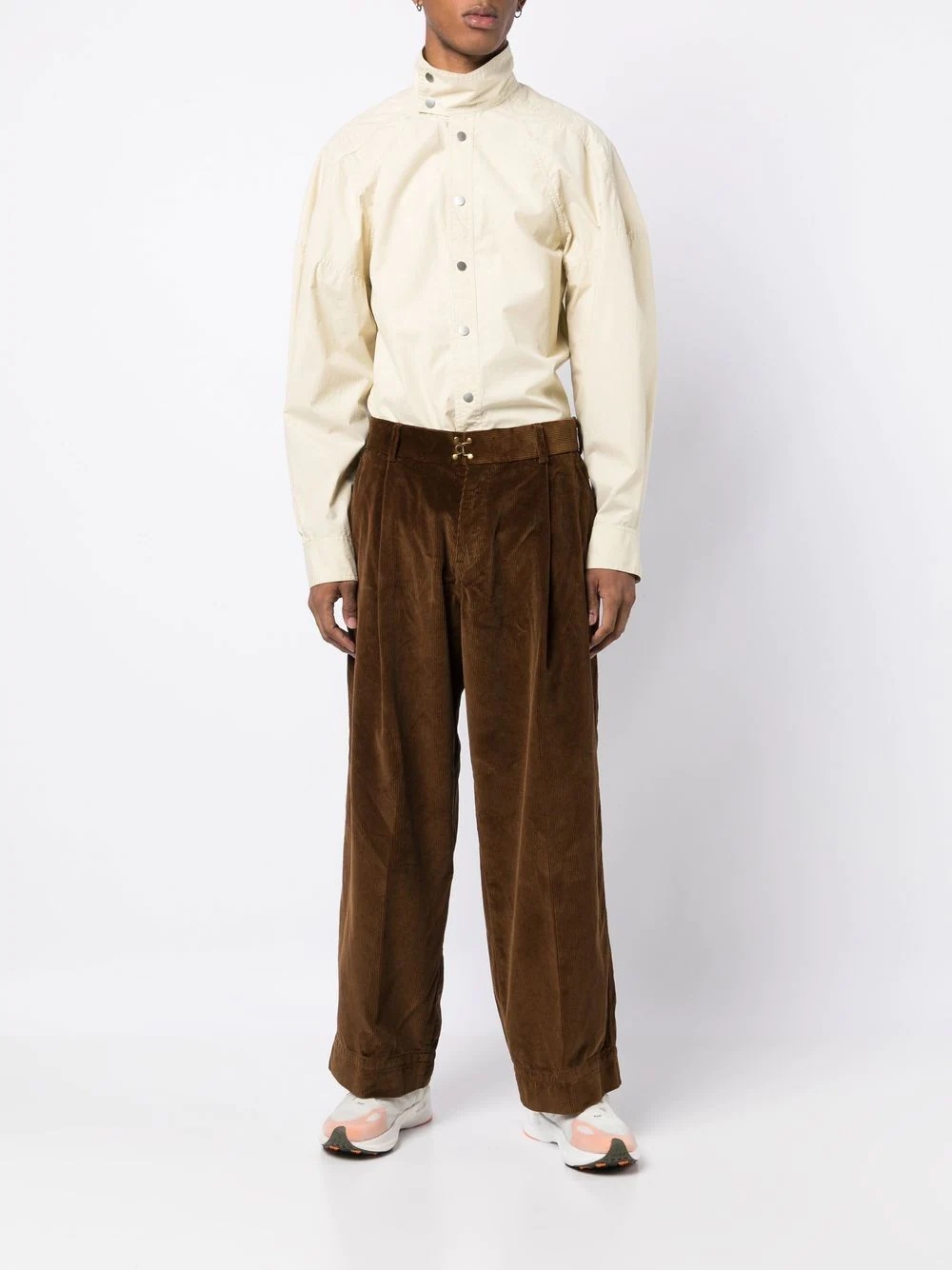 slim-fit corduroy trousers - 2