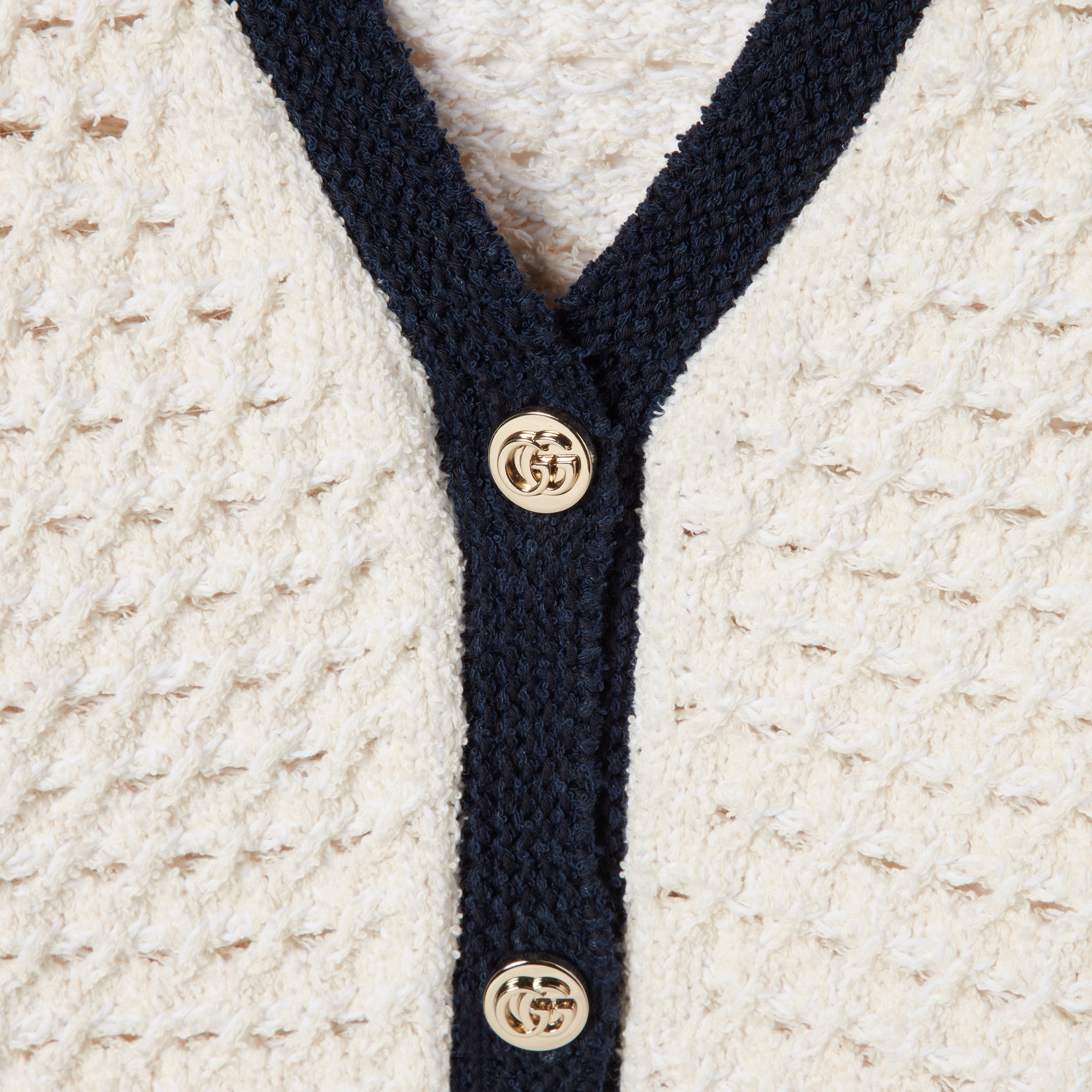 Fine cotton crochet cardigan - 6