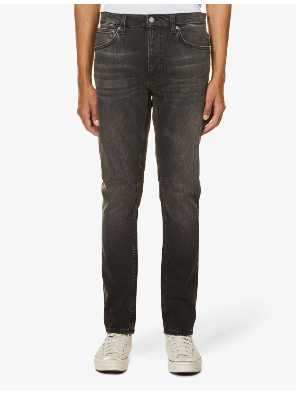 Lean Dean slim-fit mid-rise stretch-denim tapered jeans - 3