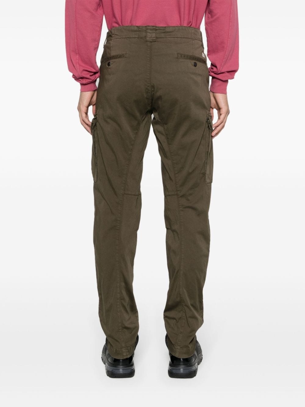 Lens-detail cargo trousers - 4