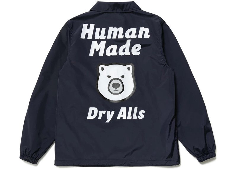 Human Made Human Made Polar Bear Coach Jacket Navy outlook