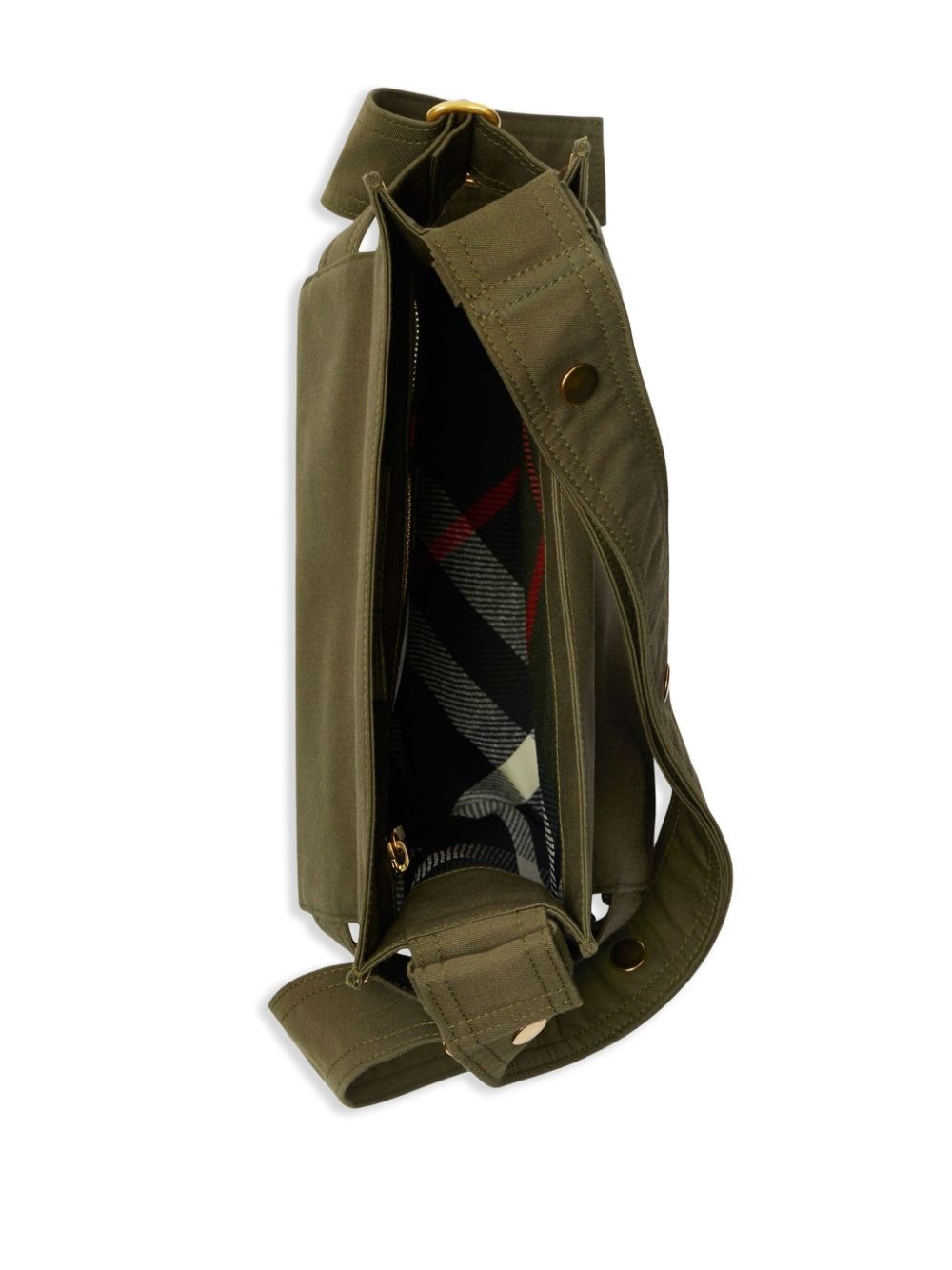 Trench logo-embroidered messenger bag - 6