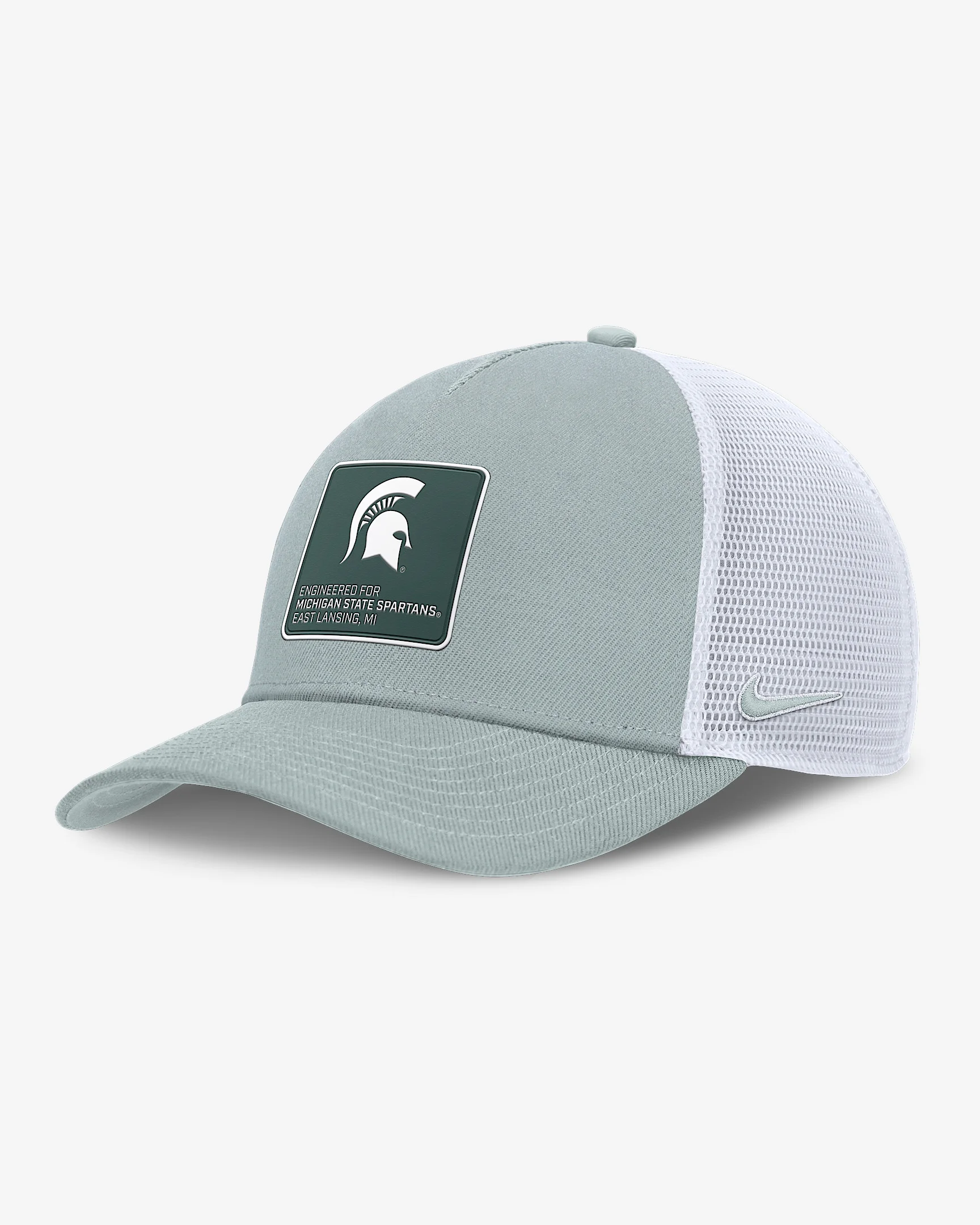 Michigan State On-Field Rise Engineered Men's Nike College Trucker Adjustable Hat - 1