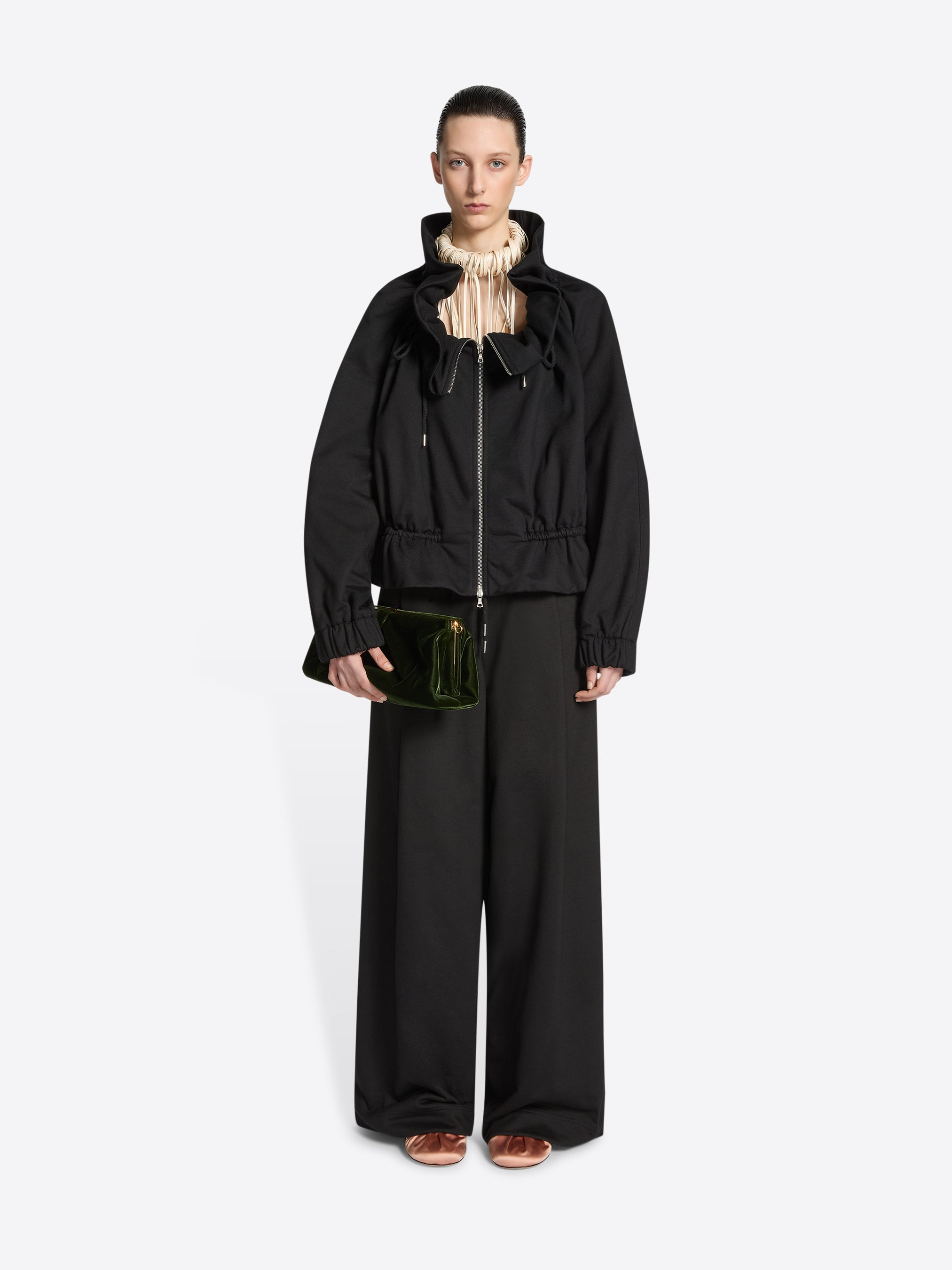 COCOON JERSEY BLOUSON - 2