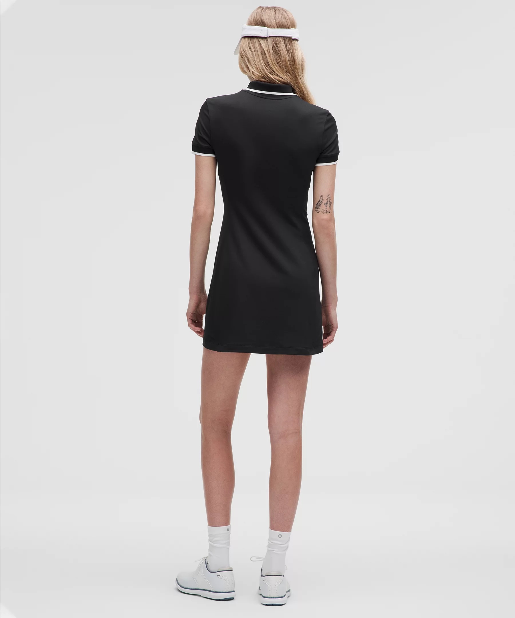 Slim-Fit Linerless Polo Dress - 2