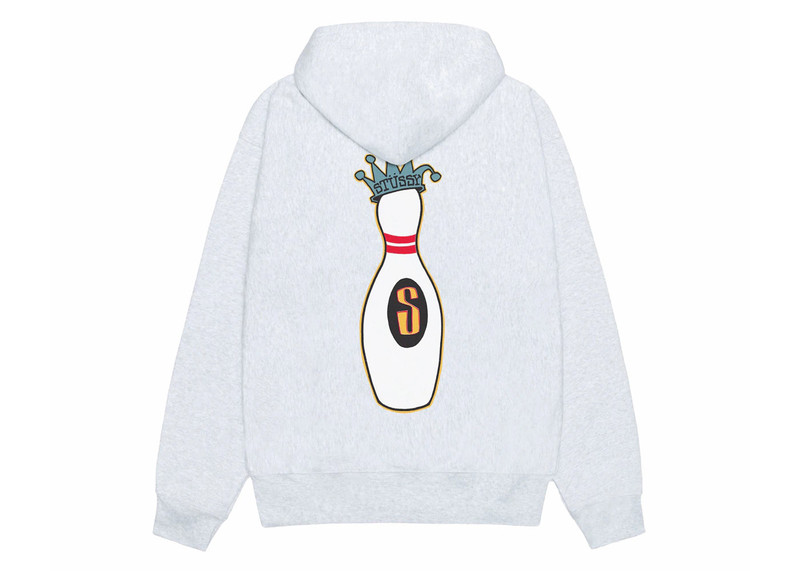 Stüssy Stussy Kingpin Zip Hoodie Ash Heather outlook