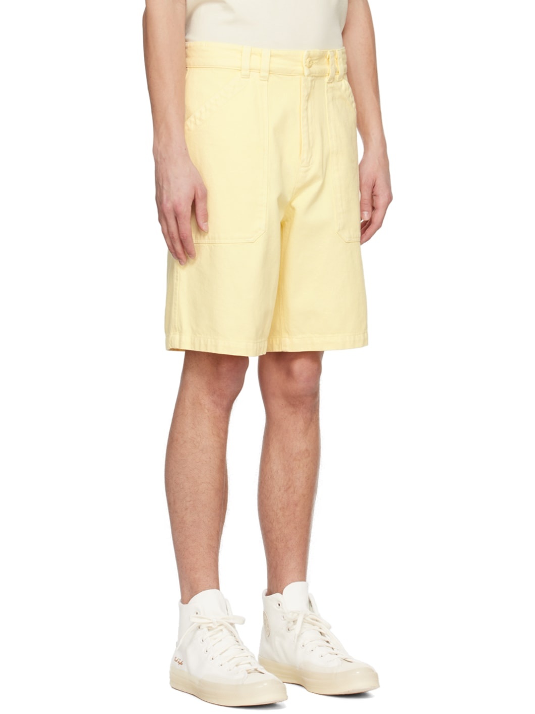 Yellow Parker Denim Shorts - 2