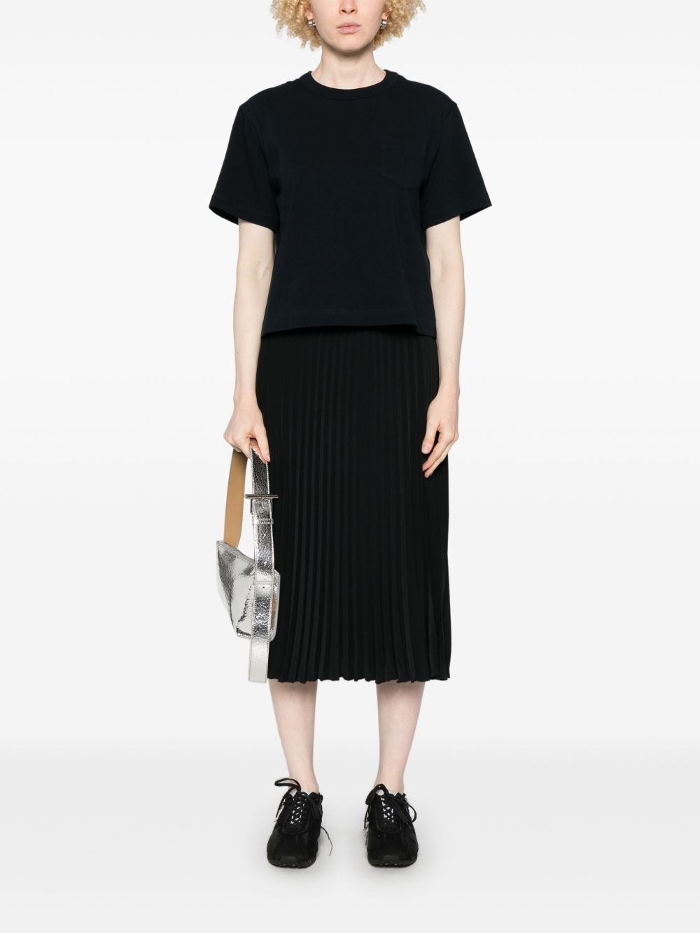 panelled T-shirt - 2