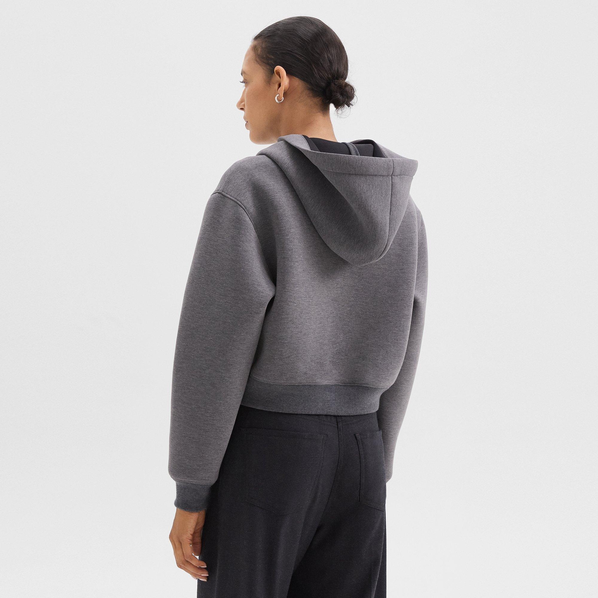 Half-Zip Hoodie in Scuba - 4