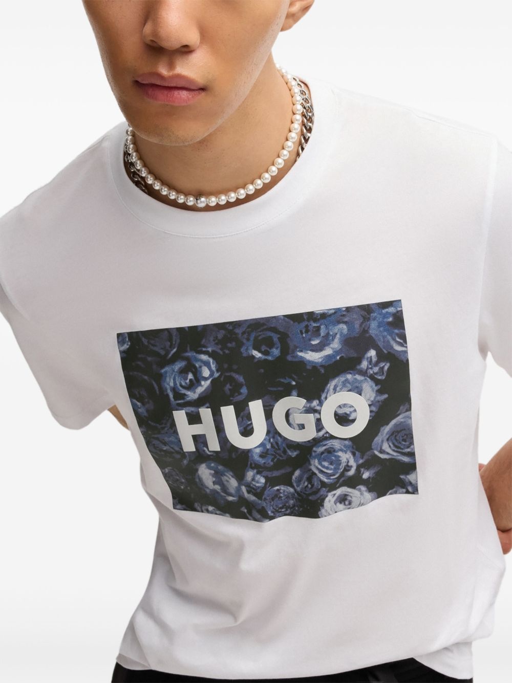 logo-print cotton T-shirt - 5