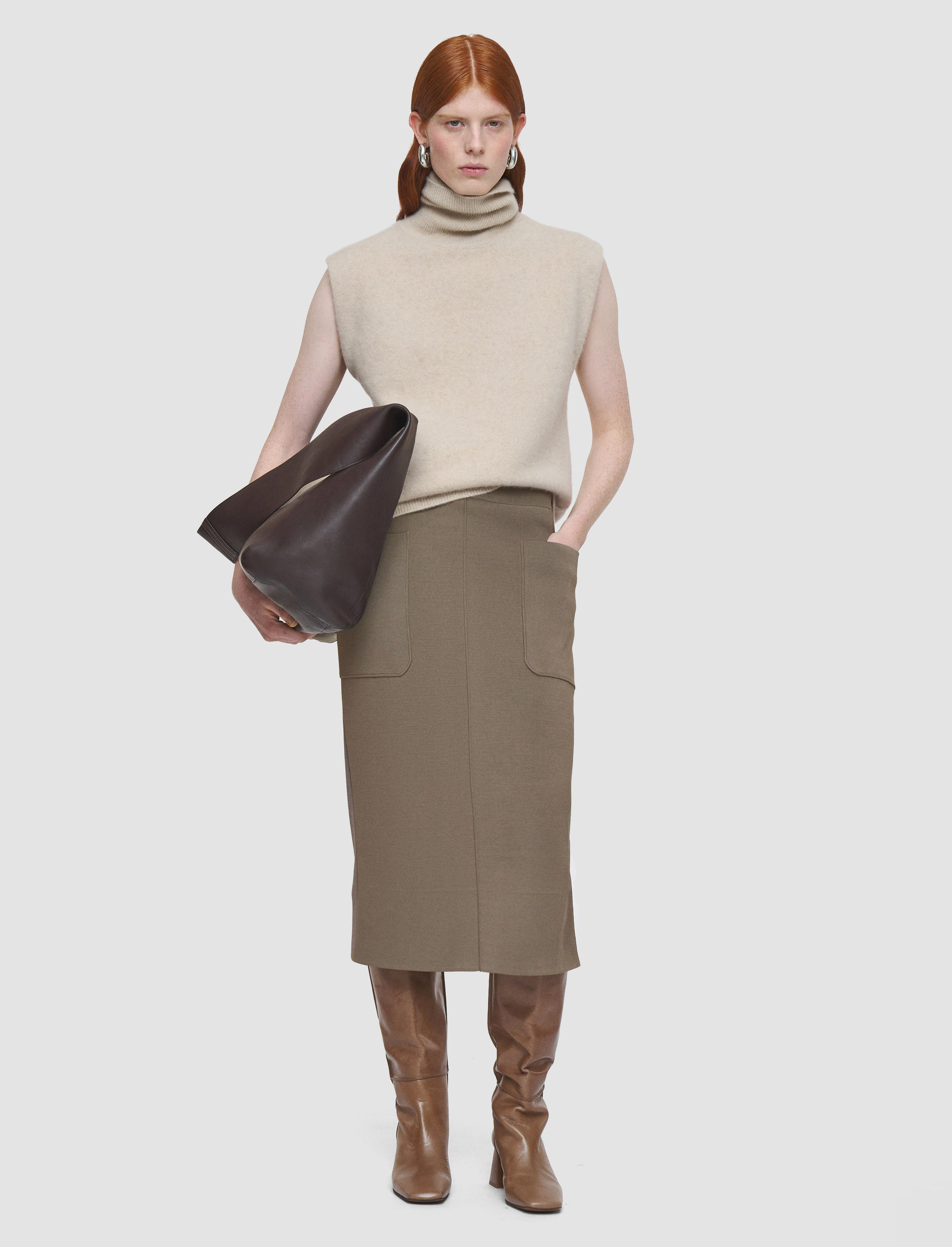 Milano Knit Stretch Skirt - 2