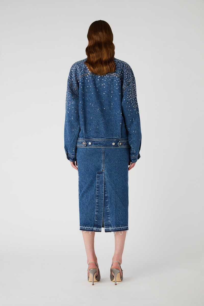 DENIM BOMBER WITH HOTFIX 5