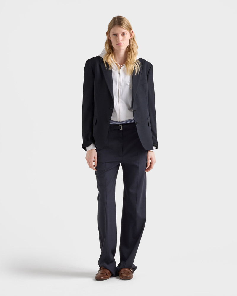 Prada Single-breasted wool jacket outlook