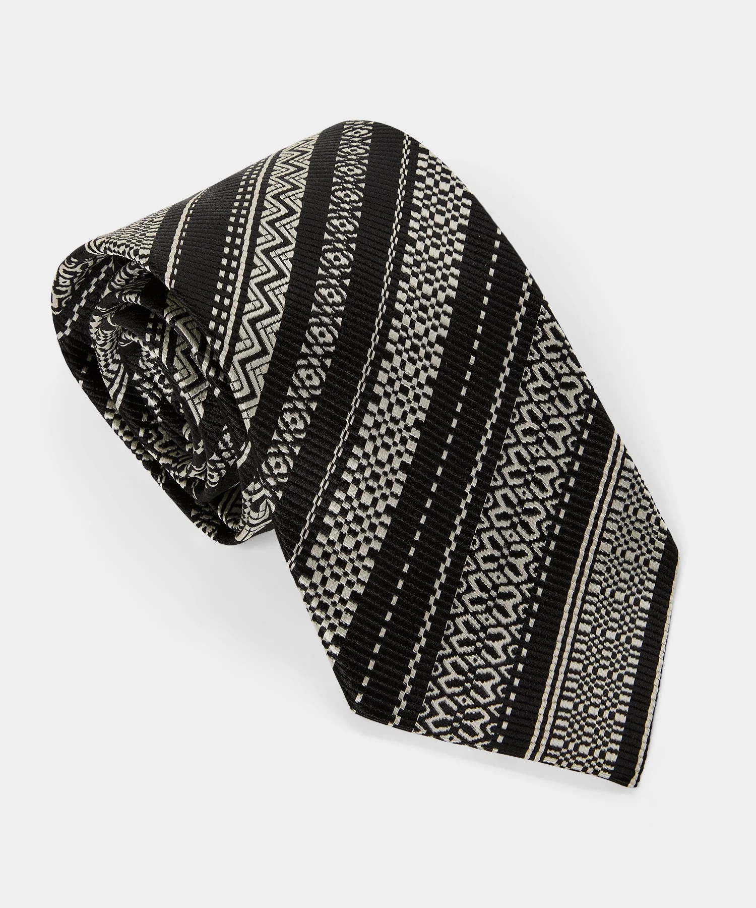 Italian Silk Stripe Tie - 1