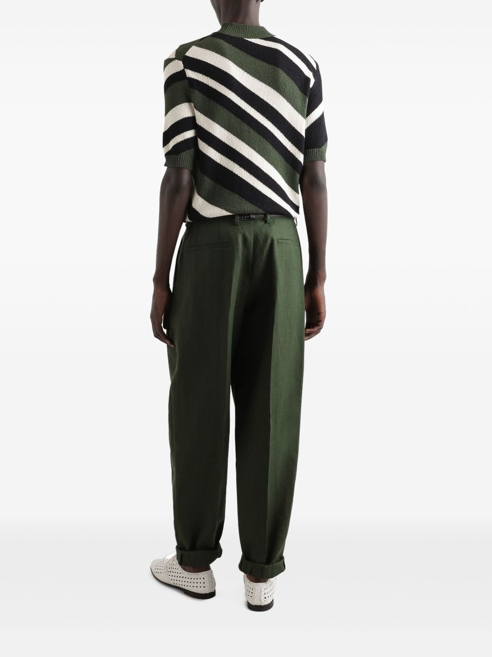 striped T-shirt - 3