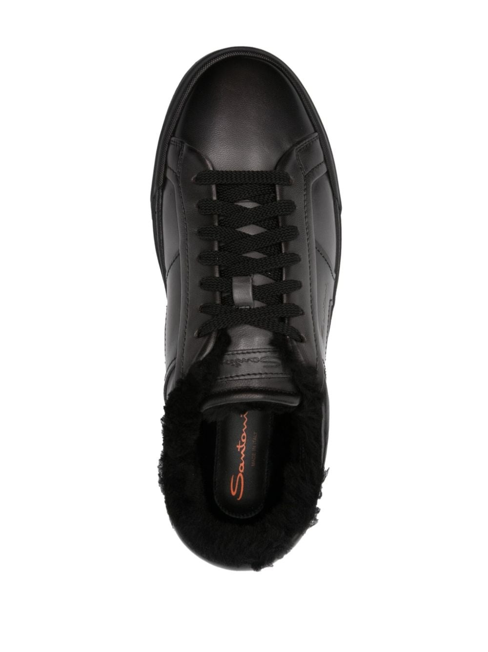leather low-top sneakers - 7