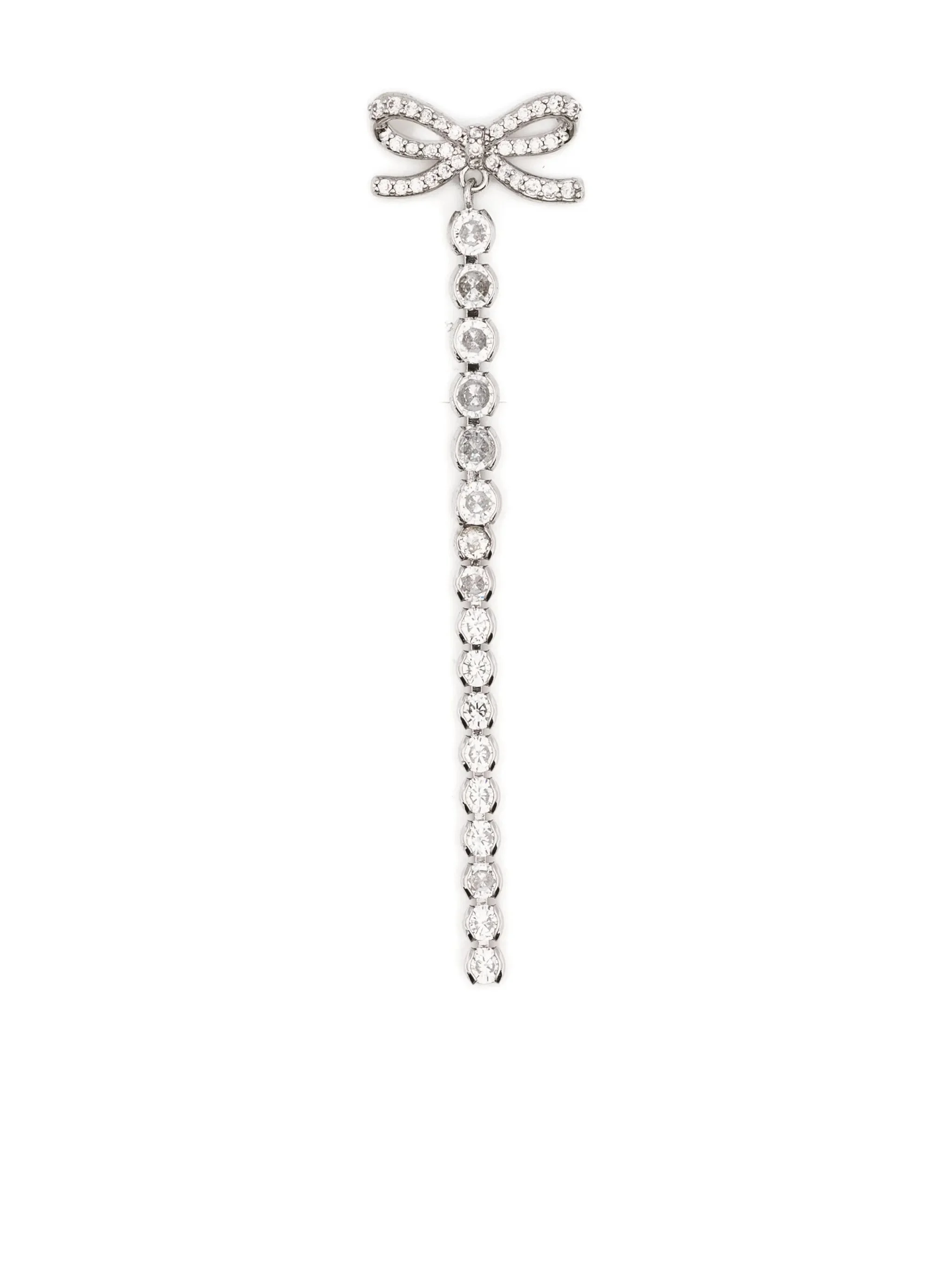 Self-portrait Bow-embellished Drop Earrings - 1