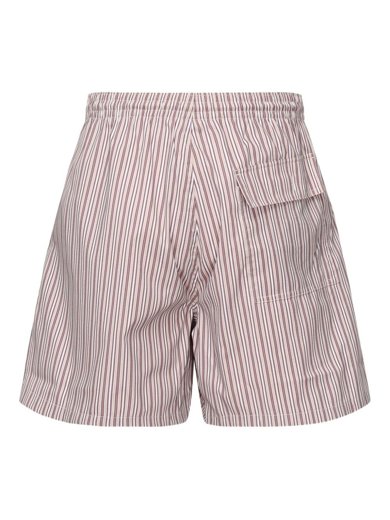 Loro Piana striped-pattern drawstring shorts outlook