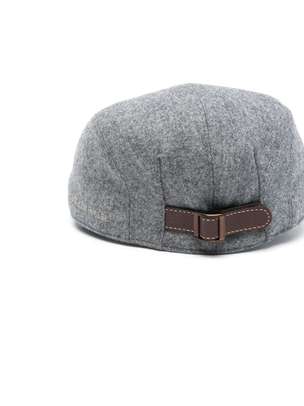 virgin-wool flannel beret - 2