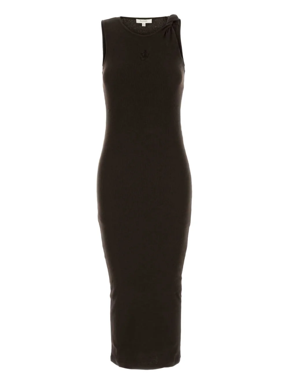 anchor-embellished twisted-strap dress - 1