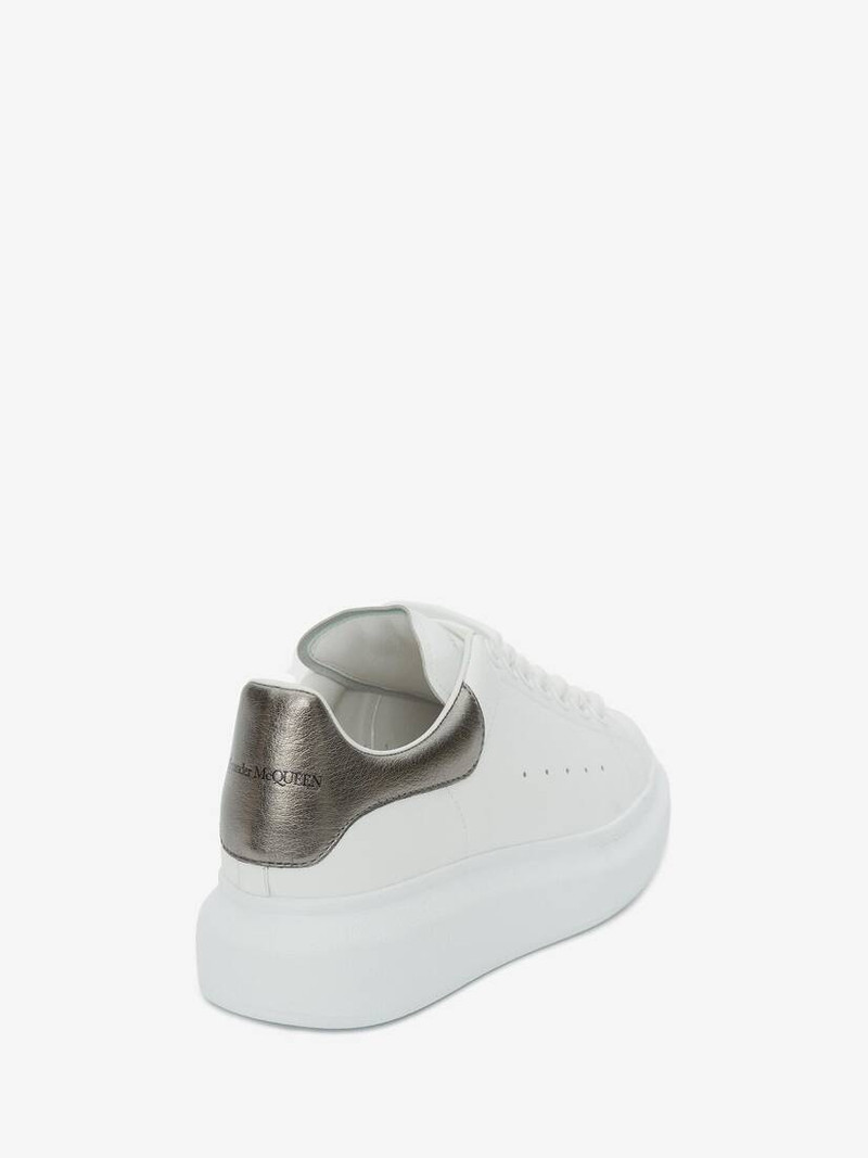 Alexander McQueen Women's Oversized Sneaker in Black Pearl outlook