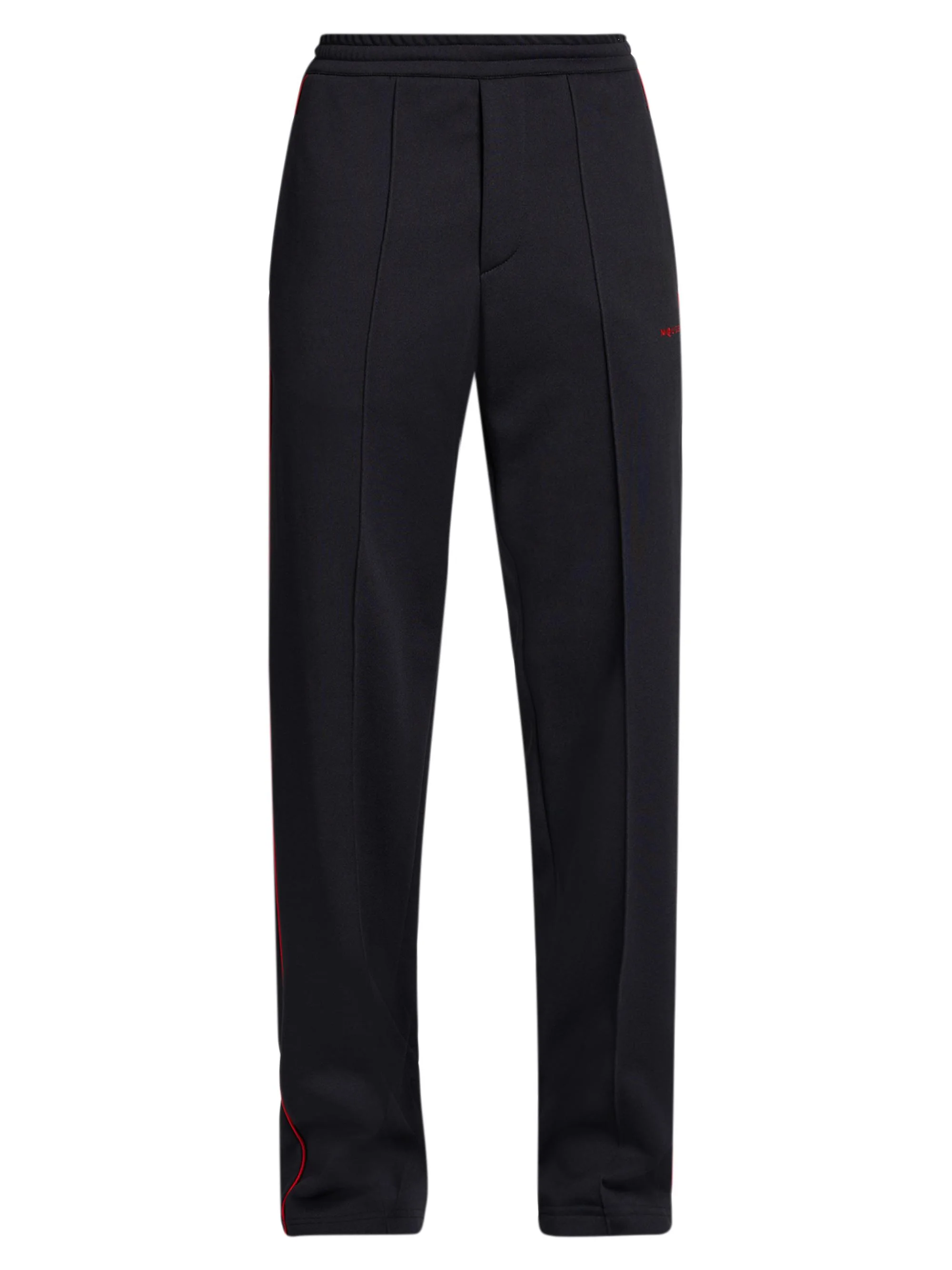 Men's Cotton-Blend Wide-Leg Joggers - Midnight - 1