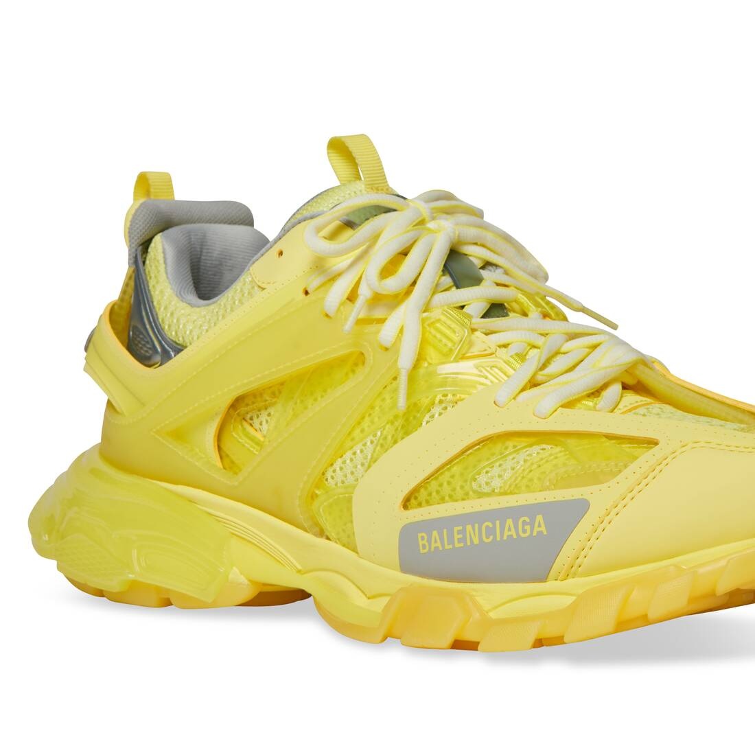 Men's Track Sneaker Clear Sole  in Yellow - 8