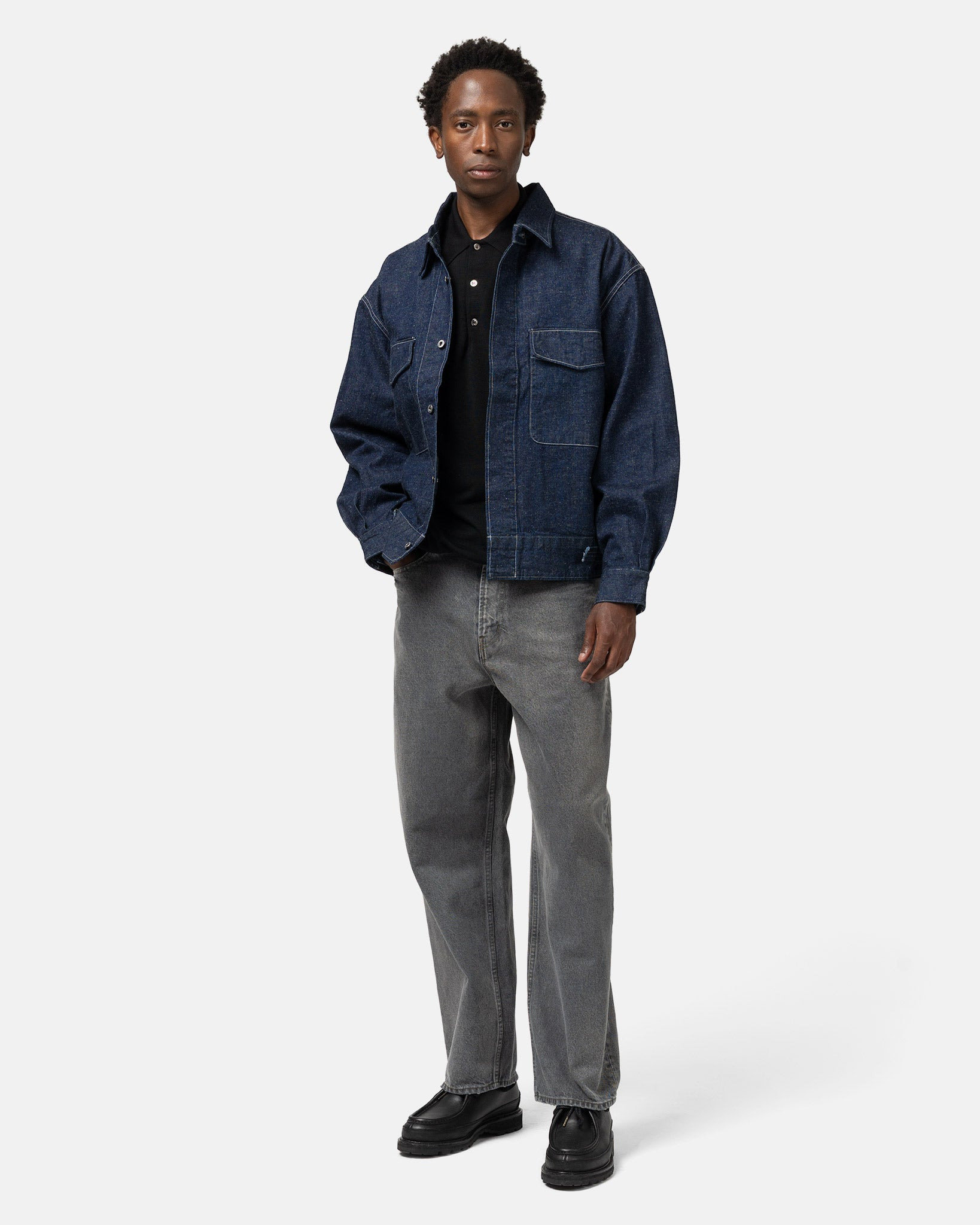 Royal Canadian Navy Denim Work Jacket Indigo - 2