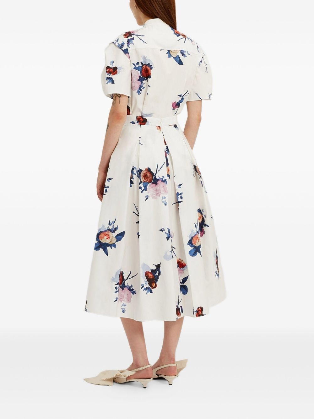 floral-print shirt - 4
