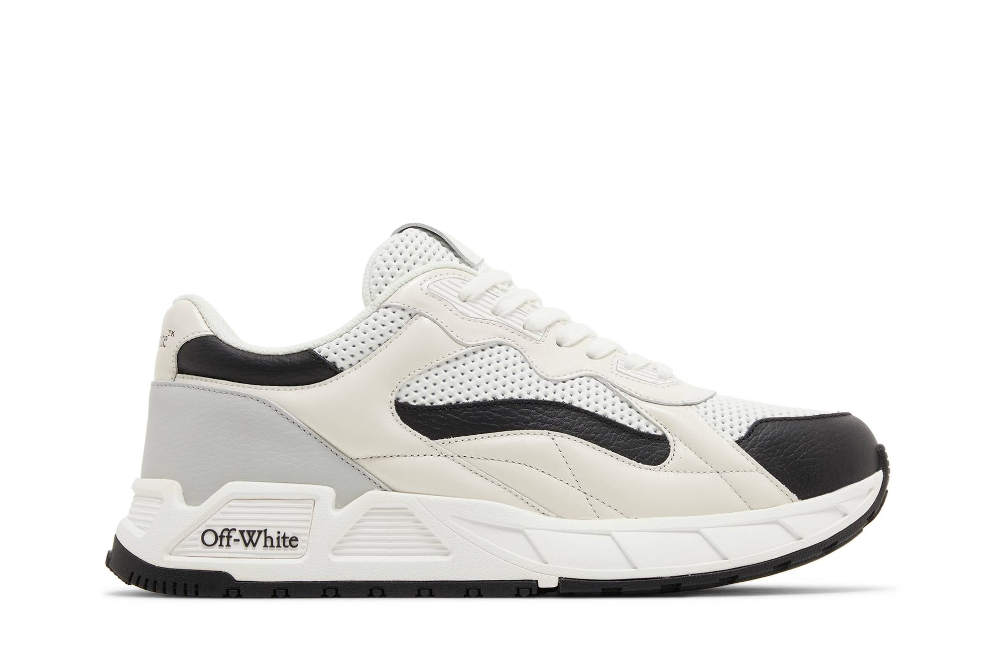 Off-White Runner B Sneaker 'White Black' - 1