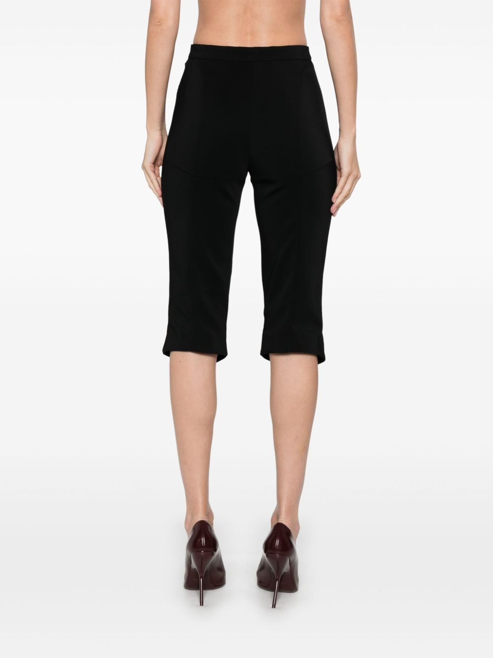 pierced cropped trousers - 4