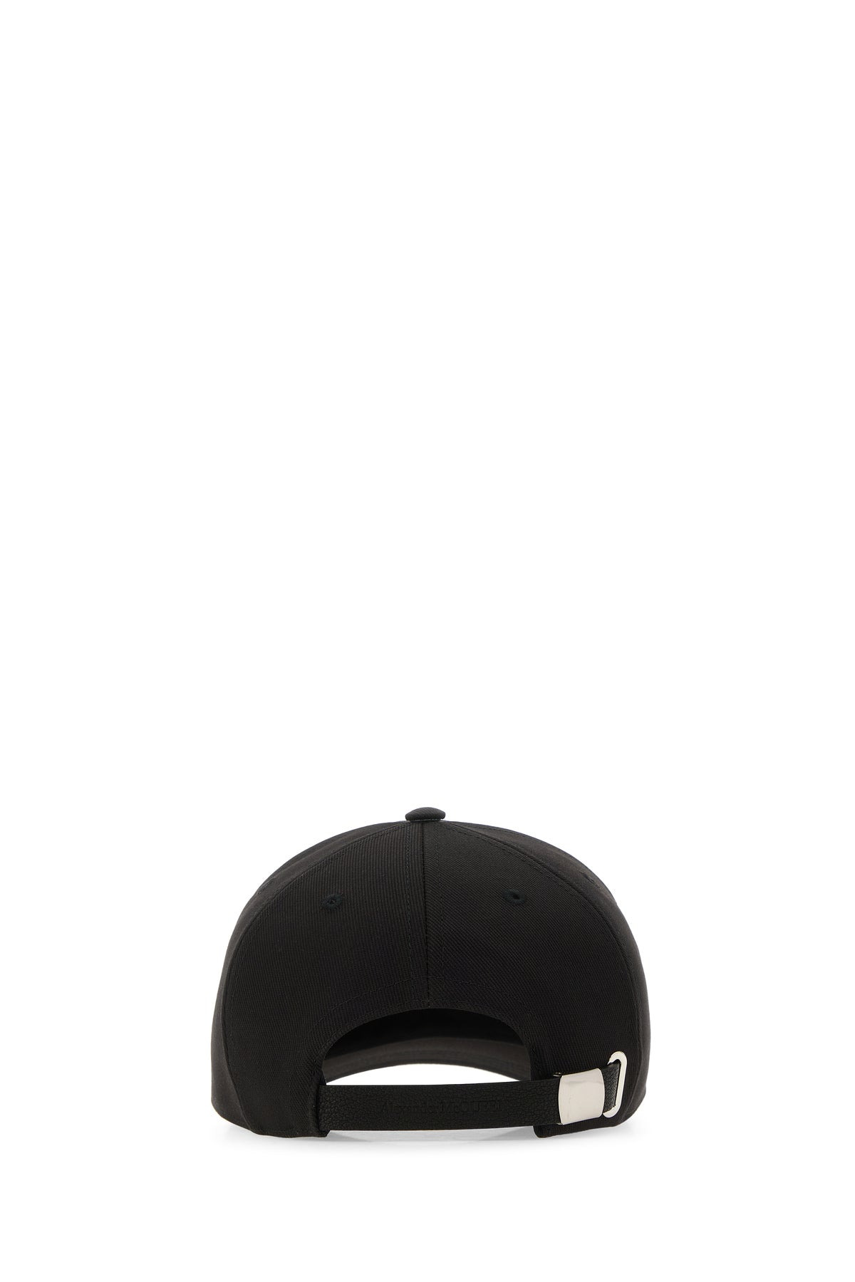 Black cotton baseball cap - 3