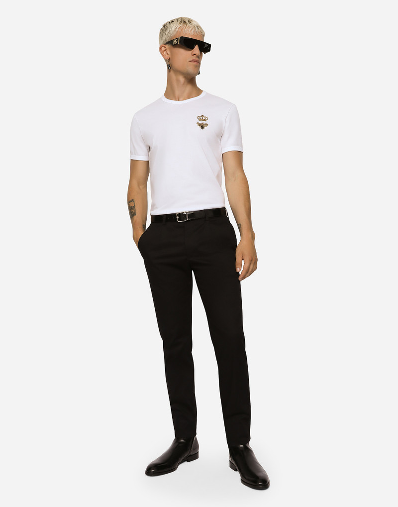 Dolce & Gabbana Cotton T-shirt with embroidery outlook