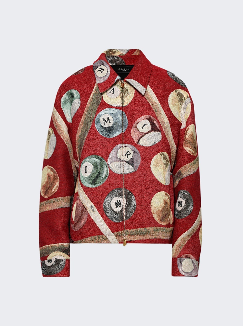 Billiards Tapestry Blouson Deep Red - 1
