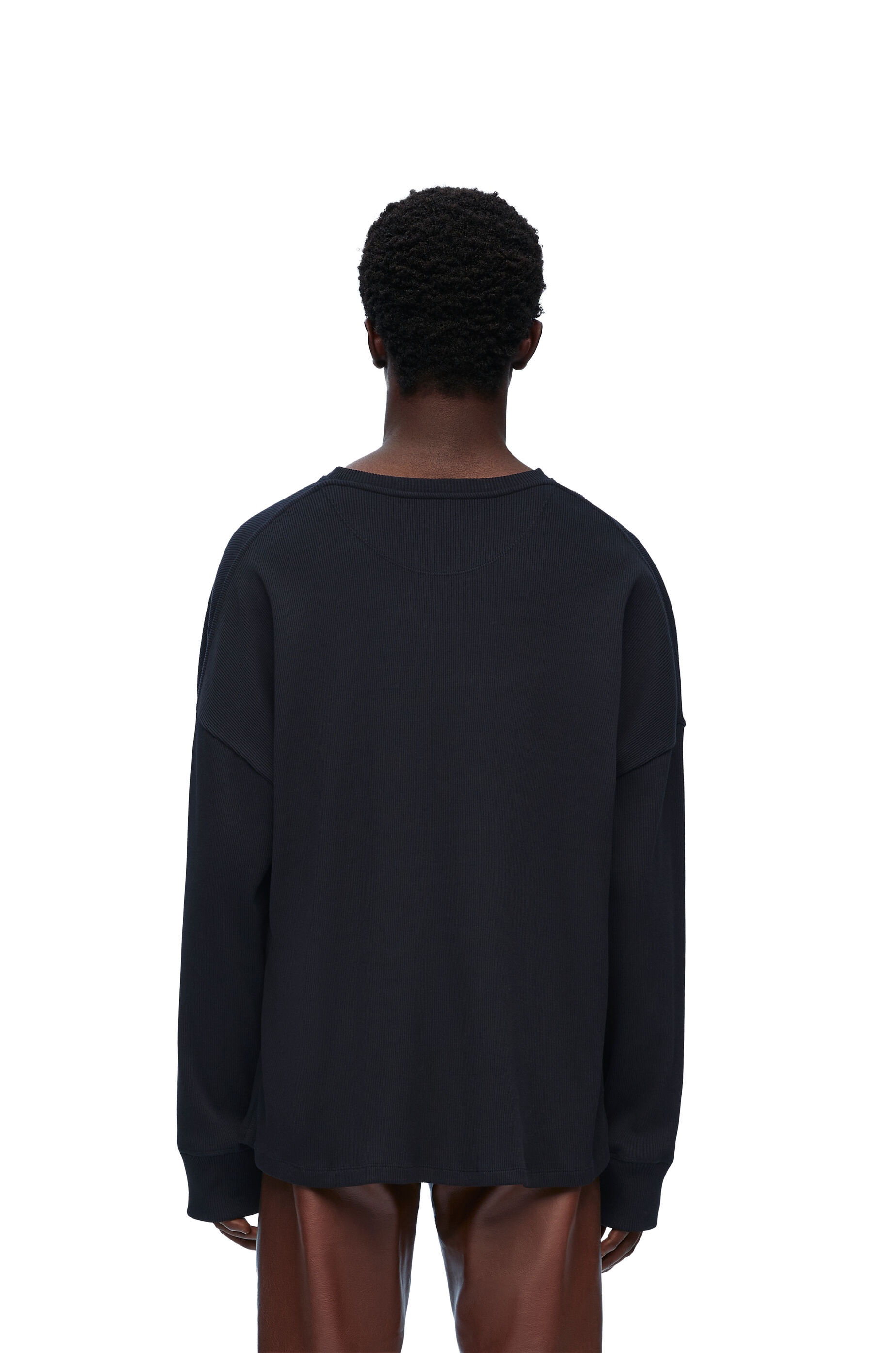 LOEWE セール★ OVERSIZED FIT TSHIRT Loewe Oversized fit long sleeve T-shirt in cotton | REVERSIBLE