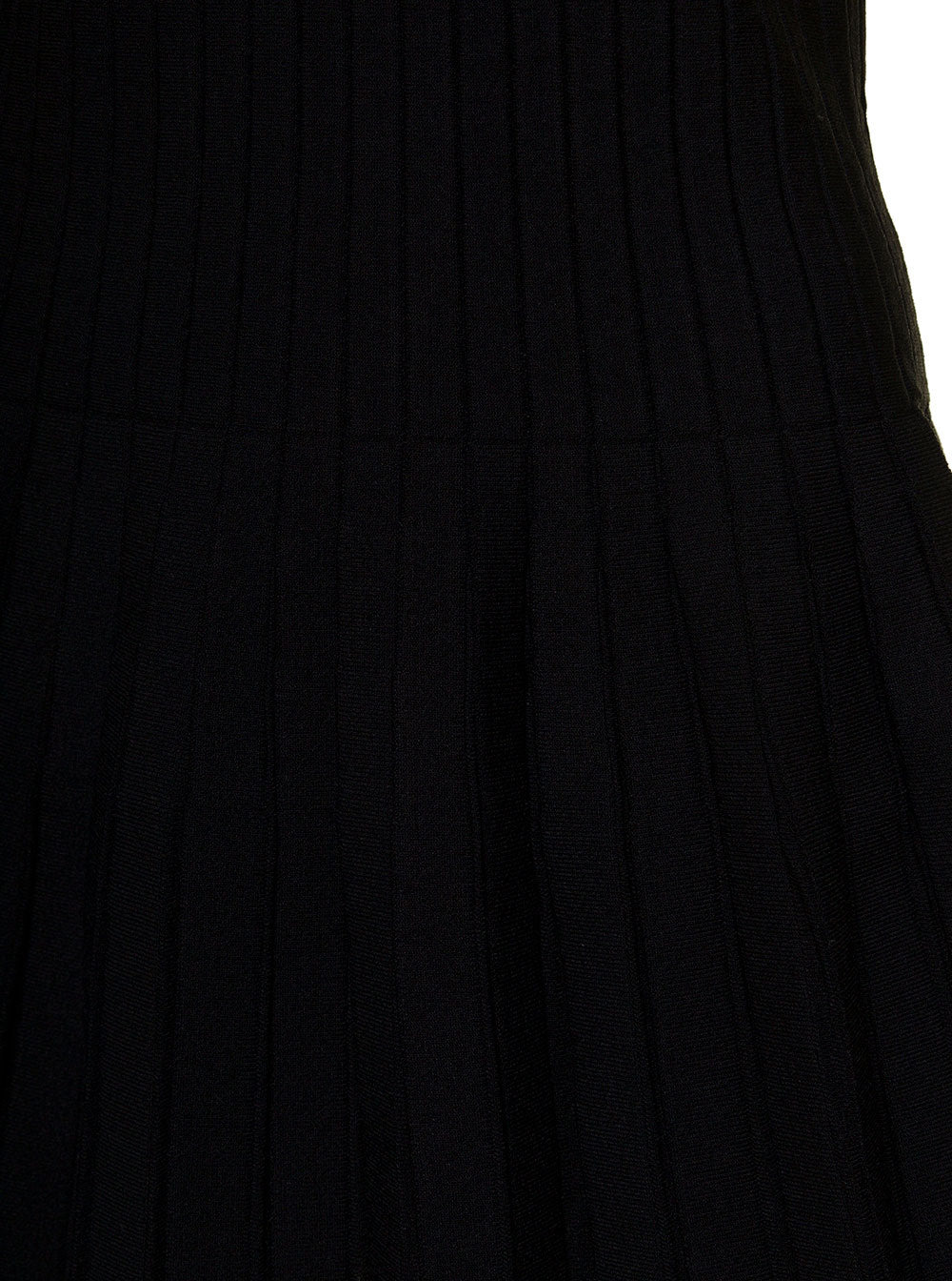 Balmain Women Black Pleated Mini Dress In Viscose Woman - 3