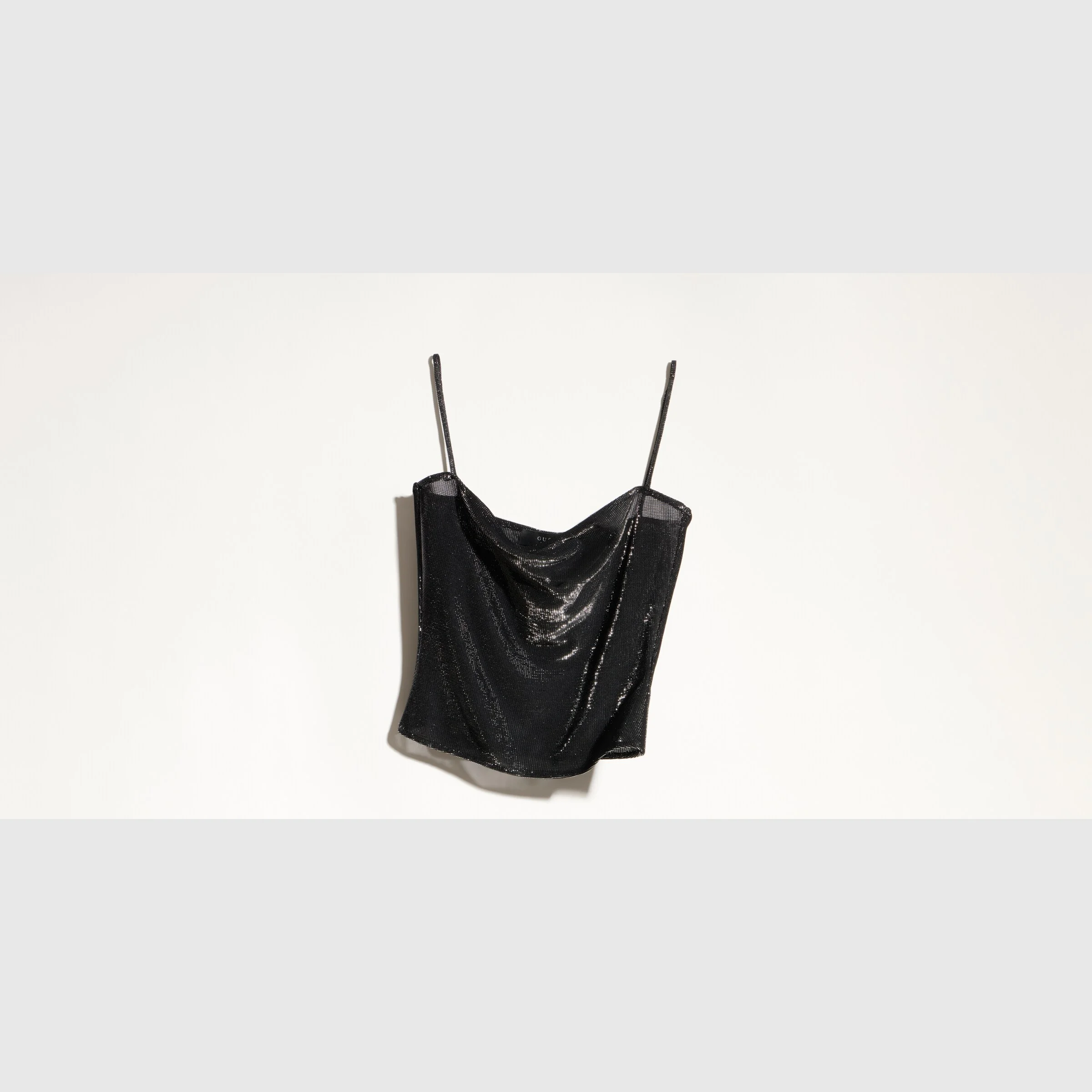 Jersey top with iridescent effect - 1