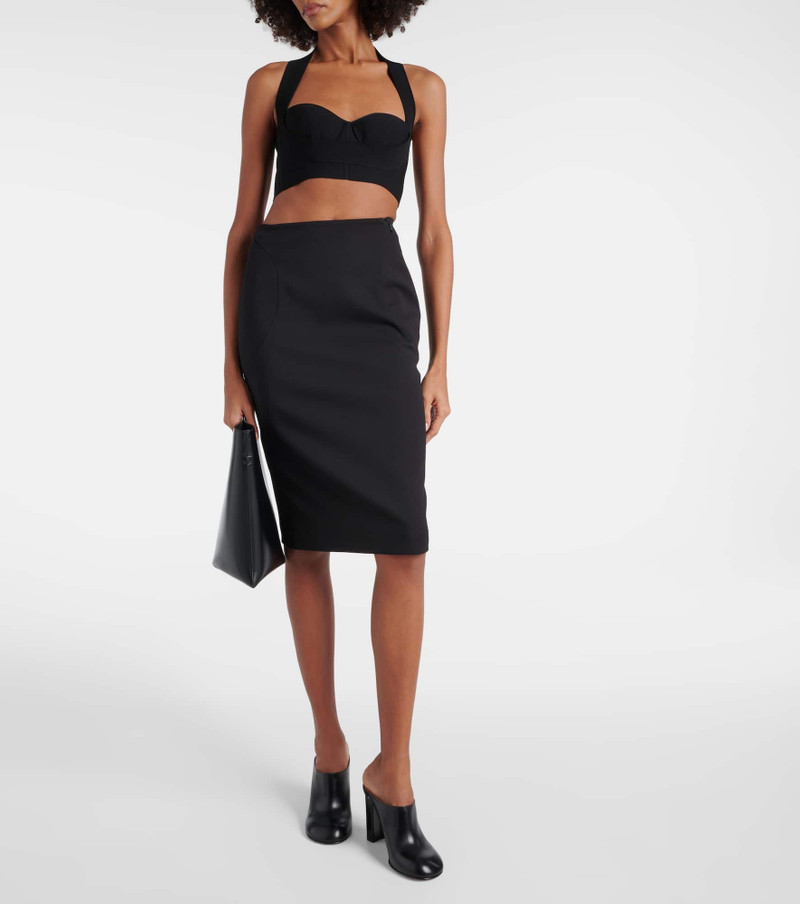 Alaïa Halterneck bra top outlook