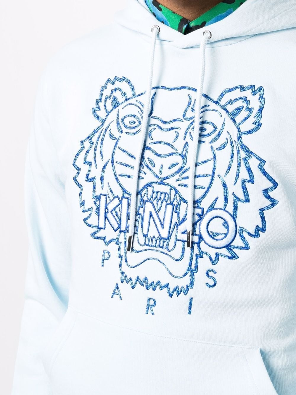 embroidered Tiger hoodie - 5