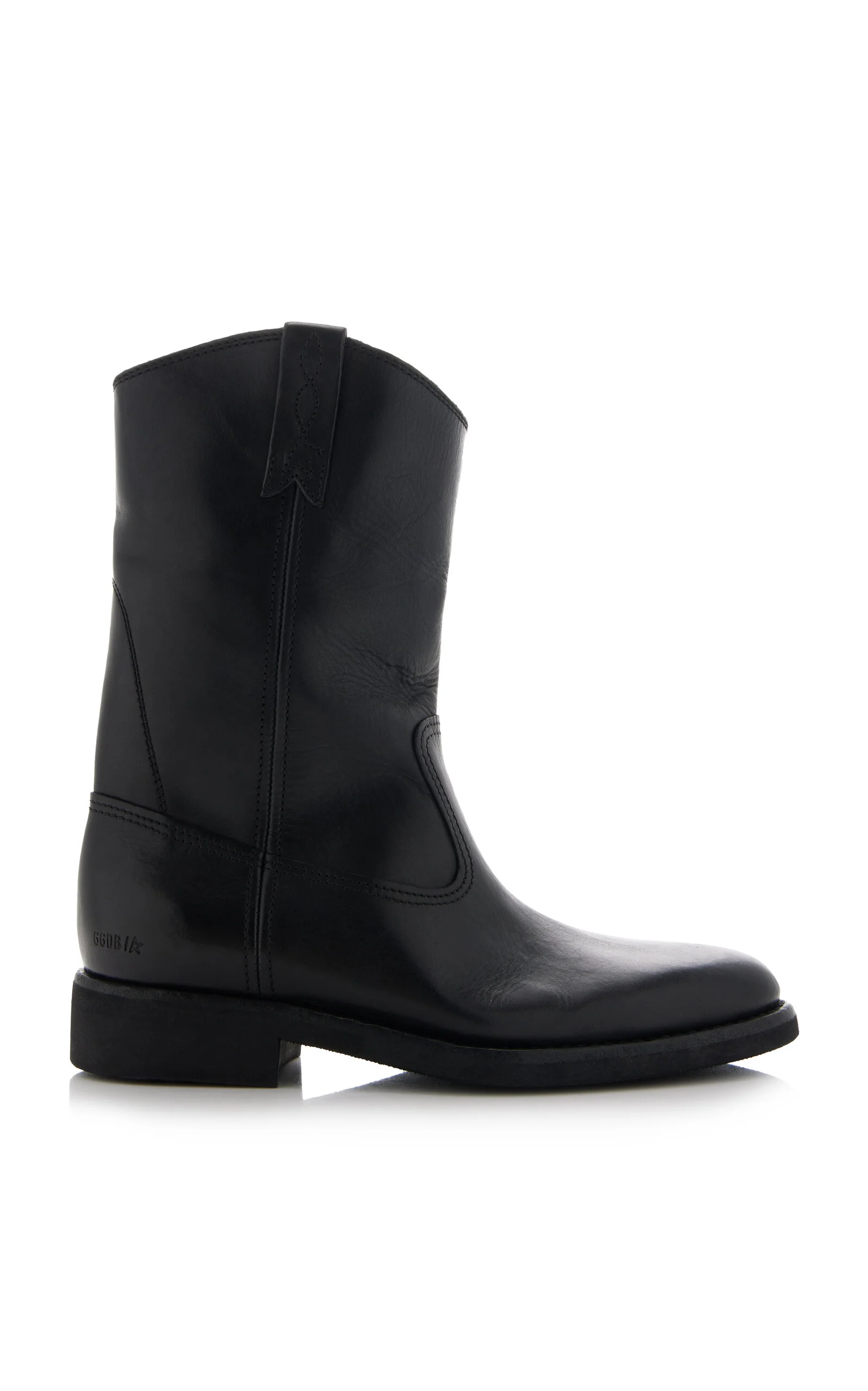 Biker Leather Boots black - 1
