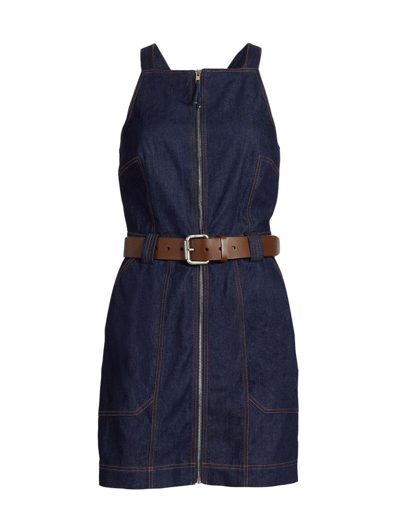 Women's Andri Belted Utility Minidress - Indigo 1