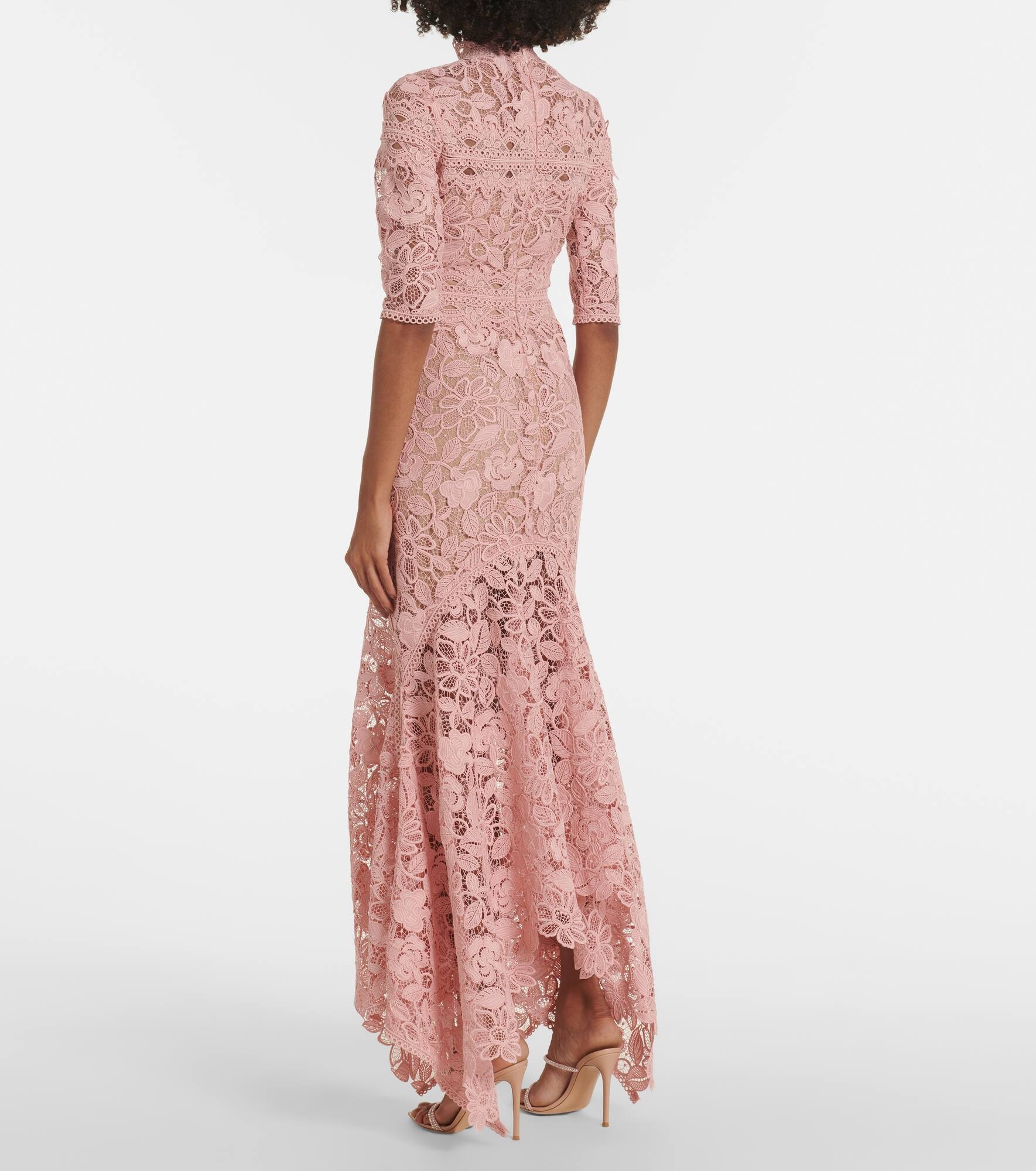 Floral lace gown - 3