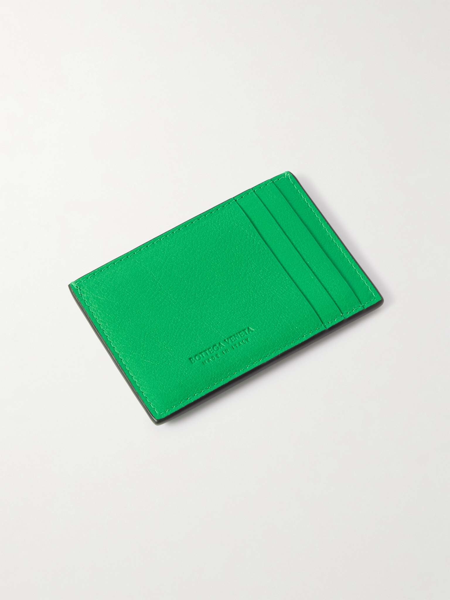 Cassette Intrecciato Full-Grain Leather Cardholder - 3